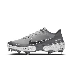 Nike Alpha Huarache Elite 3 Low Baseball Cleats Grey CK0746-011 Men’s Size 10.5